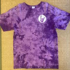 タイダイ　総柄　tシャツ パープル　USA 輸入　古着 アメリカ古着　ビンテージ