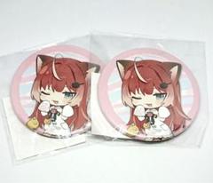 赤見かるび 夜よいち仕立て くじ CR 缶バッジ 2点 セット まとめ グッズ