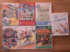 Wiiソフト　スーパーマリオ他７本セット