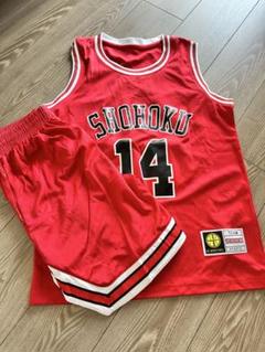 湘北　SHOHOKU バスケットボールユニフォームセット　スラムダンク スラムダンク バスケットボール ユニフォーム 湘北 - メルカリ