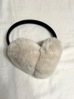 YVES SALOMONイヴ サロモン ラビットファー イヤーマフ YVES SALOMON/イヴ サロモン】 EAR MUFF（イヤーマフ）｜L
