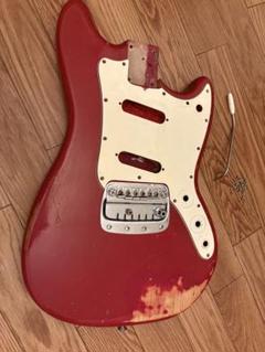 Fender USA bronco 71年製　ボディ　ブリッジ　ダコタレッド Fender USA bronco 71年製 ボディ ブリッジ ダコタレッド - メルカリ