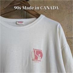 80s カナダ製 PARENTS SECOURS 企業　Tシャツ