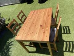 イケア IKEA JOKKMOKK ヨックモックテーブル＆チェア4脚