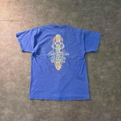 7SM4 ハワイ　サーフボード　バックプリントTシャツ　ブルー　ストリート　古着