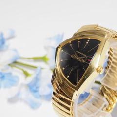 美品 ハミルトン Hamilton ベンチュラ ゴールド メンズ 腕時計 969のサムネイル