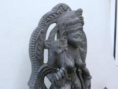 【神像　木彫女神　仏像　外国物 佛　仏】◆仏教美術 インテリア　オブジェ　美術 神像 木彫女神 仏像 外国物 佛 仏】◇仏教美術 インテリア