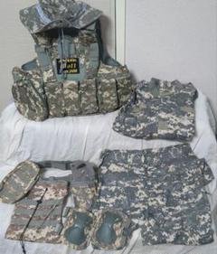 ACU迷彩　米軍　サバゲー装備一式セット　bdu ボディアーマー　ホルスター m79946122142_1.jpg?1745673178