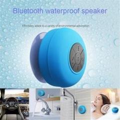 Bluetooth 防水 スピーカー USB充電 アウトドア ブルー’