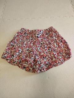ショートパンツ 花柄・パンダ柄120サイズ ピンク系