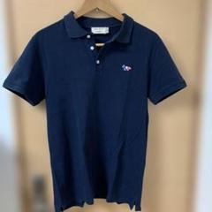 MAISON KITSUNÉ ネイビー ポロシャツ S