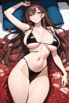 A2245 AIイラスト　美女 L版サイズ 1点物