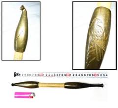 極太 鷹文彫刻キセル 大型 煙管 約長辺33.5cm 古道具 喫煙WWST068 2025年最新】極太煙管の人気アイテム - メルカリ