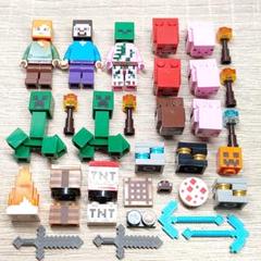 【同梱可】LEGO ミニフィグ マイクラ 動物 モンスター 武器 TNT