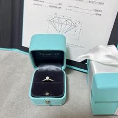 Tiffany & Co. プラチナ ダイヤモンドリング 婚約指輪