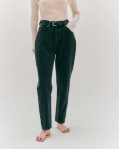 THE SHISHIKUI ブルーデニム ストレートパンツ　百々千春 THE SHISHIKUI ブルーデニム ストレートパンツ 百々千春