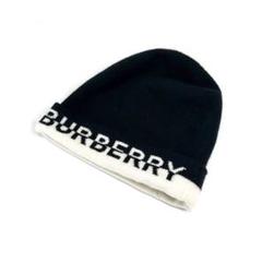 バーバリー　Burberry バイカラー　ニット帽　ビーニー　カシミヤ混 バーバリー Burberry バイカラー ニット帽 ビーニー カシミヤ混