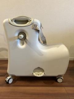 NORICCO ノリッコ Mサイズ パステルグレージュ 美品 NORICCO ノリッコ 子どもが乗れる キャリーケース 折りたたみ