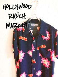 D221023 HOLLYWOOD RANCH MARKET 花柄半袖シャツ