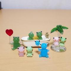 ガラス細工 カエル