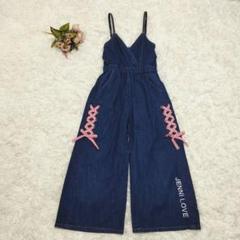 ジェニィラブ JENNI love カシュクール ワイドサロペット 150㎝