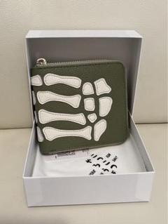 kapital bone wallet 中サイズ カーキ KAPITAL GOODS THUMBS UP BONE HAND ZIP Wallet