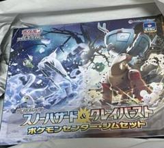 新品未開封 スノーハザード&クレイバースト　ポケモンセンター　ジムセット