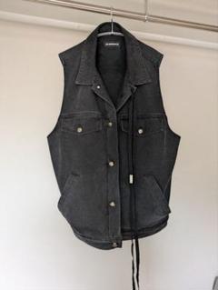 未使用Ann Demeulemeester ベスト　黒 2025年最新】ANN demeulemeester ベストの人気アイテム - メルカリ