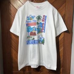 古着 90's USA製 シングルステッチ プエルトリコ スーベニアTシャツのサムネイル