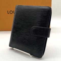 【良品】ルイヴィトン エピ ポルト ビエ コンパクト 二つ折り財布 ノワール