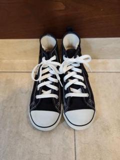 セール早い者勝ち！CONVERSE　オールスターキッズ　21cm　黒×白 箱無