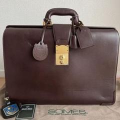 SOMESSADDLE ソメスサドル ビジネスバッグ メンズ　ブラウン レザー