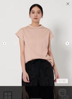BEAUTY&YOUTH クルーネック フレンチスリーブ カットソー