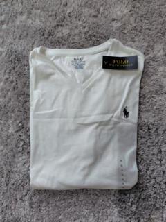 新品未使用　POLO RALPH LAUREN VネックTシャツ XL ホワイトのサムネイル