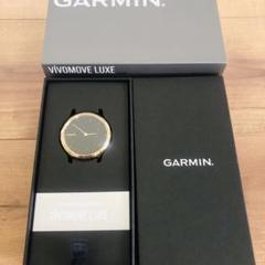 未使用　GARMIN VIVOMOVE LUXE BLACK 24K Gold