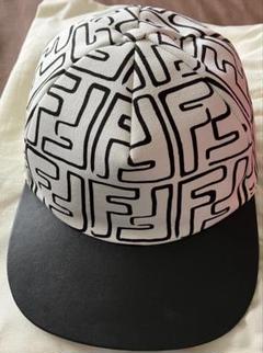 FENDI フェンディ キャップ 黒x白(総柄) M 4103824E0089 FENDI Caps BlackxWhite(Total pattern) 4103824E0089 | Online
