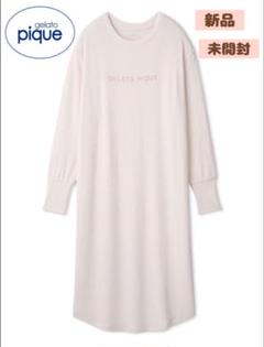 ＊新品未開封＊フレンチ レーヨン ロゴ ワンピース ピンク gelato pique - ジェラートピケ 【接触冷感】カラーレーヨンロゴ