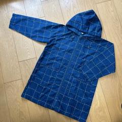 レインコート　キッズ　子ども用　120 ランドセル対応　　ネイビー　紺