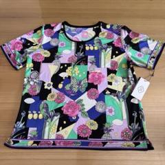 LEONARD　カットソー　花柄デザイン　ネイビー　Tシャツ　総柄 LEONARD カットソー 花柄デザイン ネイビー Tシャツ 総柄 - メルカリ