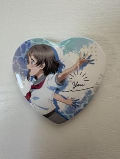 渡辺曜 ラブライブ サンシャイン Aqours 9周年 缶バッジ カード