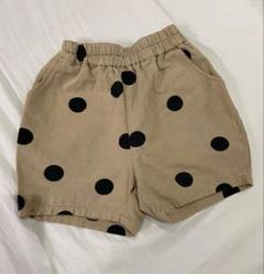 LOWRYS FARM ドット柄ハーフパンツ