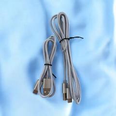 USB Type-C 充電ケーブル 2本セット シルバー　新品
