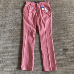 新品未使用le coq sportif ストレッチパンツ レッドチェック