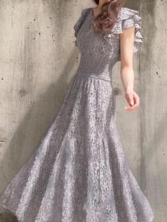 お花レースフリルシャーリングワンピース Angelic Pretty お花レースフリルシャーリングワンピース
