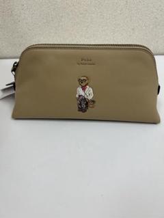 ラルフローレン　ポロベア　レザーポーチ 即発】ギフトOK！ラルフローレン ポロベア レザーポーチ (POLO