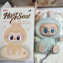 【正規品】ラブブ　ハブアシート　QUQU【ソラマチ購入】 正規品 LABUBU Have A Seat QUQU popmart ラブブの通販 by