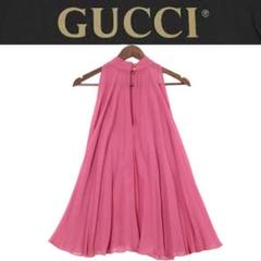 グッチ GUCCI シアーシャツ オーバーサイズ 36 シアー ピンク シルク グッチ GUCCI シアーシャツ オーバーサイズ 36 シアー ピンク シルク