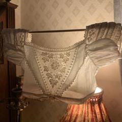 キャロットフランスアンティーク手刺繍レースバレンシエンヌレースベビードレス 0_1e61a432ce0bc710d6036f718b2f
