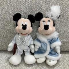 ビッグバンドビート ぬいぐるみバッジ 白タキ 白ドレス ミッキー
