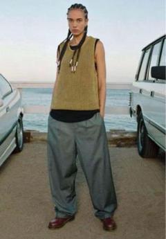 2025年最新】striped volume pleated trouserの人気アイテム